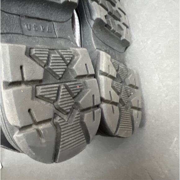 US Polo Back to School Boys Toddler Hardy II Black Brown Duck Ankle Boots Sz 1M - Picture 9 of 11